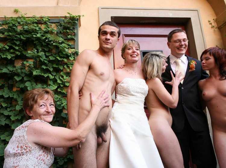 Big tit wedding orgy
